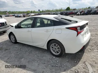2019 Toyota Prius LE z VIN JTDL9RFUXK3004950, wystawiony jako Copart lot #54509295 z przebiegiem 60 945 mil mil oraz Szkoda całkowita • Salvage title. Historia ofert i sprzedaży dostępna na DreamBid. Obrazek 2.