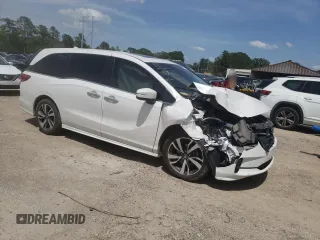 2024 Honda Odyssey Touring with VIN 5FNRL6H84RB014767, listed as a Copart auction lot 57070935 with Not provided miles and Salvage title. Bid and sale history available at DreamBid. Image 4.