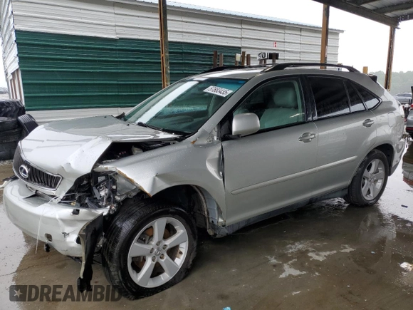 2006 Lexus RX 330 z VIN 2T2GA31U96C046533, wystawiony jako Copart lot #57883435 z przebiegiem 269 994 mil mil oraz Szkoda całkowita • Salvage title. Historia ofert i sprzedaży dostępna na DreamBid. Obrazek 1.