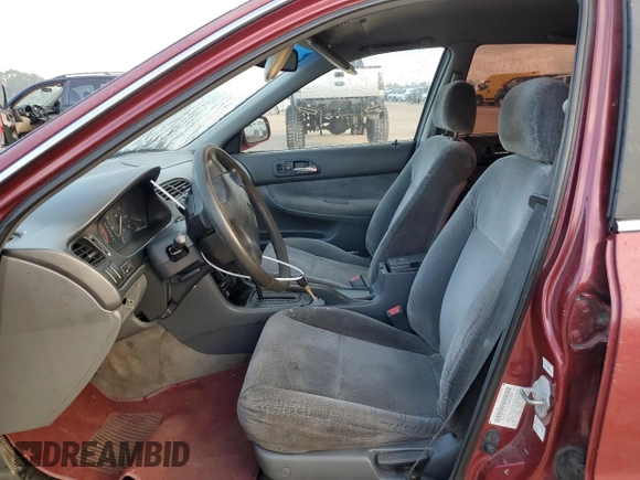 1997 Honda Accord LX with VIN 1HGCD5637VA275710, listed as a Copart auction lot 69041584 with 197,622 mi miles and Salvage Title. Bid and sale history available at carsss.com. Image 7.