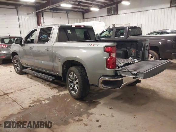 2025 Chevrolet Silverado 1500 LT with VIN 1GCPKKEK0SZ100161, listed as a IAAI auction lot 41685491 with 1,706 mi miles and . Bid and sale history available at DreamBid. Image 3.