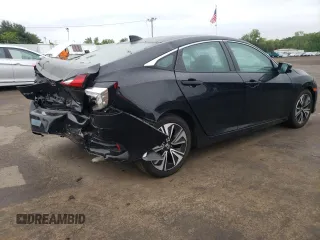 2017 Honda Civic EX-L with VIN 19XFC1F73HE201731, listed as a Copart auction lot 60104785 with 63,932 mi miles and Salvage title. Bid and sale history available at DreamBid. Image 3.
