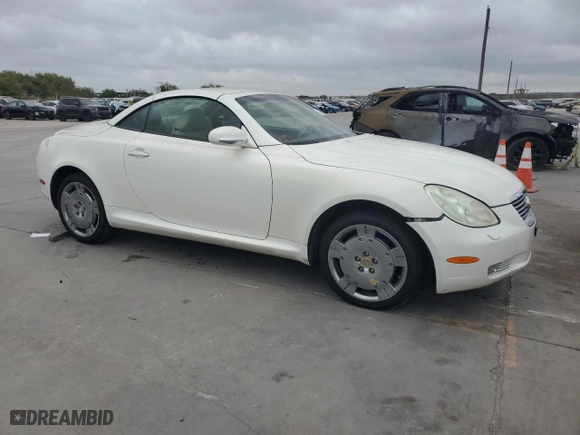 2004 Lexus SC 430 with VIN JTHFN48Y640054436, listed as a Copart auction lot 78467484 with 0 mi miles and Salvage Title. Bid and sale history available at carsss.com. Image 4.