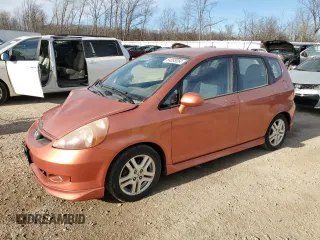 2007 Honda Fit Sport with VIN JHMGD38697S063379, listed as a Copart auction lot 45498885 with 174,203 mi miles and Non repairable. Bid and sale history available at DreamBid. Image 1.