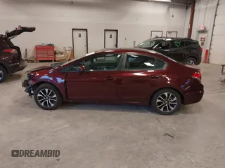 2014 Honda Civic Sedan EX with VIN 19XFB2F8XEE084520, listed as a IAAI auction lot 41851146 with 86,607 mi miles. Bid and sale history available at carsss.com. Image 14.