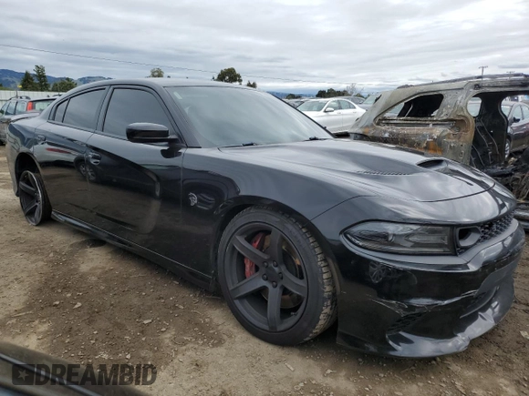 2019 Dodge Charger SRT Hellcat with VIN 2C3CDXL99KH742758, listed as a Copart auction lot 45308695 with 72,838 mi miles and Salvage Title. Bid and sale history available at DreamBid. Image 4.