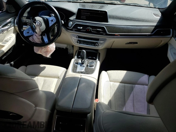 2021 BMW 7 Series 740i with VIN WBA7T2C01MCF79954, listed as a Copart auction lot 48502383 with 50,119 mi miles. Bid and sale history available at carsss.com. Image 8.