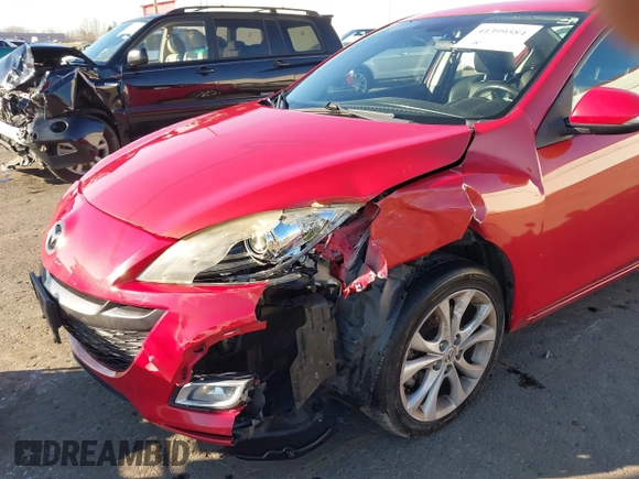 2010 Mazda Mazda3 s Sport with VIN JM1BL1S66A1146437, listed as a IAAI auction lot 41399584 with 87,047 mi miles. Bid and sale history available at carsss.com. Image 6.