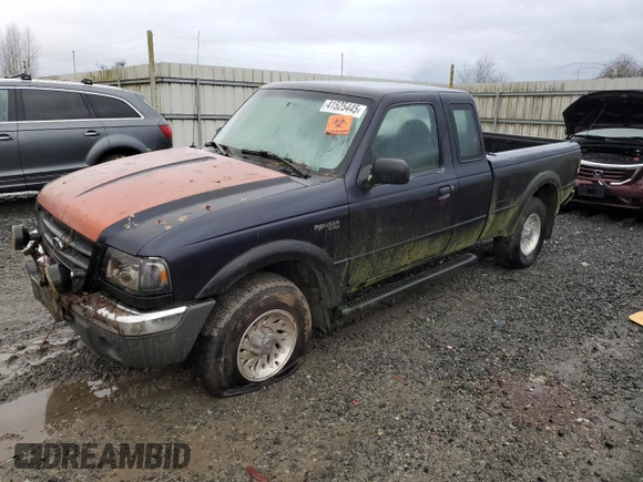 2002 Ford Ranger with VIN 1FTZR15U32PA09526, listed as a Copart auction lot 41525445 with 207,677 mi miles and Clean Title. Bid and sale history available at DreamBid. Image 1.