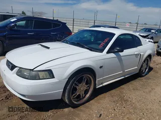 2002 Ford Mustang GT Deluxe with VIN 1FAFP42X22F128673, listed as a IAAI auction lot 41897080 with 137,379 mi miles. Bid and sale history available at carsss.com. Image 2.