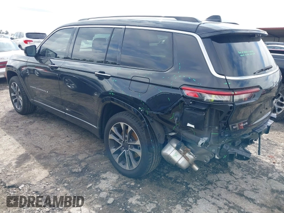 2021 Jeep Grand Cherokee Overland z VIN 1C4RJKDG7M8140271, wystawiony jako IAAI lot #41806329 z przebiegiem 39 160 mil mil oraz . Historia ofert i sprzedaży dostępna na DreamBid. Obrazek 3.