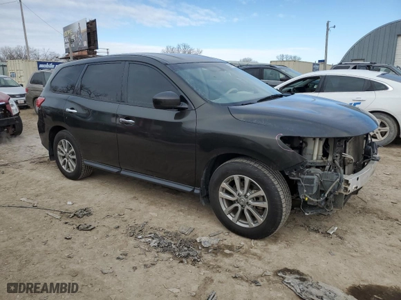 2015 Nissan Pathfinder Platinum with VIN 5N1AR2MN4FC608022, listed as a Copart auction lot 42401295 with 190,722 mi miles and Salvage Title. Bid and sale history available at carsss.com. Image 4.