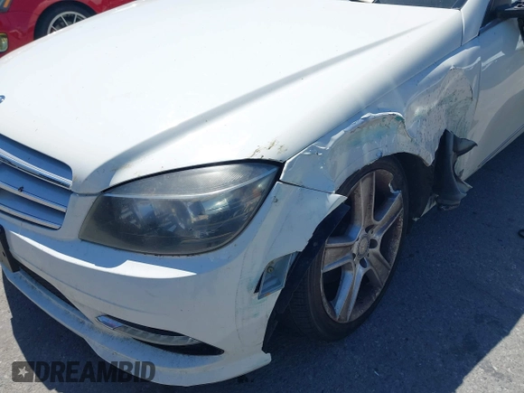 2011 Mercedes-Benz C-Class C 300 Sport with VIN WDDGF8BB4BA498815, listed as a IAAI auction lot 41942397 with 198,238 mi miles. Bid and sale history available at carsss.com. Image 6.