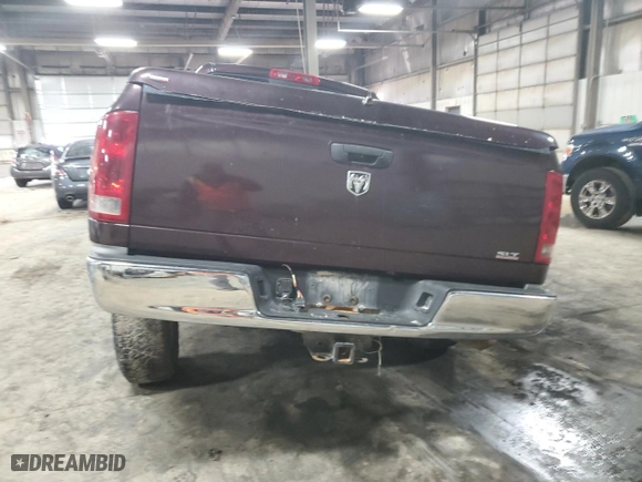 2005 Dodge Ram 1500 SLT with VIN 1D7HU18D35S124592, listed as a Copart auction lot 47404925 with 161,052 mi miles and Salvage Title. Bid and sale history available at carsss.com. Image 6.