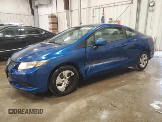 2013 Honda Civic Cpe LX with VIN 2HGFG3B56DH530265, listed as a Copart auction lot 46992175 with 107,178 mi miles and Salvage Title. Bid and sale history available at carsss.com. Image 1.