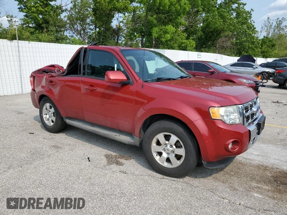 2011 Ford Escape Limited with VIN 1FMCU0EG6BKC48103, listed as a Copart auction lot 58862415 with Not provided miles and Salvage title. Bid and sale history available at DreamBid. Image 4.
