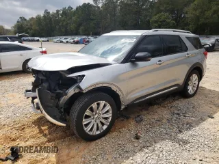 2020 Ford Explorer Limited with VIN 1FMSK7FH3LGA58409, listed as a Copart auction lot 49119395 with 128,595 mi miles and Salvage Title. Bid and sale history available at carsss.com. Image 1.