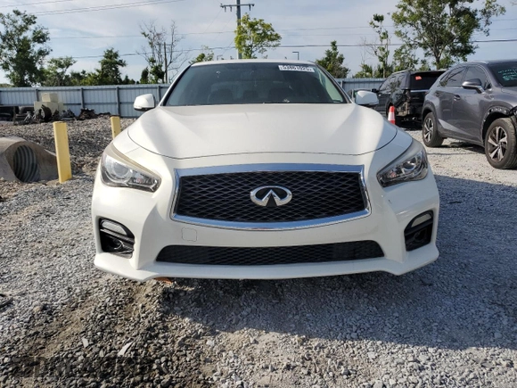 2014 Infiniti Q50 Hybrid Sport with VIN JN1AV7AP0EM692306, listed as a Copart auction lot 53861025 with 83,452 mi miles and Clean Title. Bid and sale history available at carsss.com. Image 5.