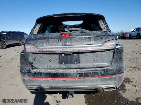 2019 Lincoln Nautilus Reserve with VIN 2LMPJ8LP0KBL52855, listed as a Copart auction lot 88999775 with 36,999 mi miles and Salvage Title. Bid and sale history available at carsss.com. Image 6.