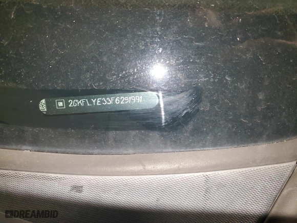 2015 GMC Terrain SLT with VIN 2GKFLYE33F6251991, listed as a Copart auction lot 48244825 with 0 mi miles and Salvage Title. Bid and sale history available at carsss.com. Image 13.