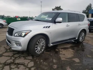 2015 Infiniti QX80 with VIN JN8AZ2NE4F9087405, listed as a Copart auction lot 70496284 with 207,470 mi miles and Clean Title. Bid and sale history available at carsss.com. Image 1.