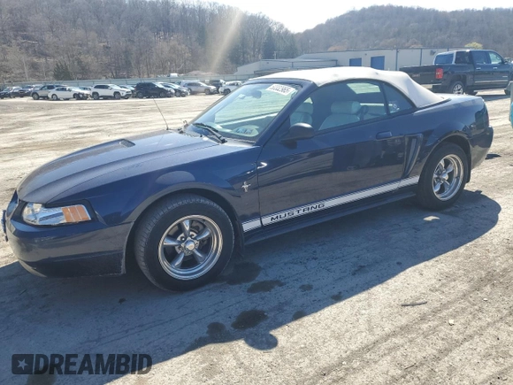 2002 Ford Mustang Deluxe with VIN 1FAFP44482F117034, listed as a Copart auction lot 50332965 with 95,923 mi miles and Salvage title. Bid and sale history available at DreamBid. Image 1.