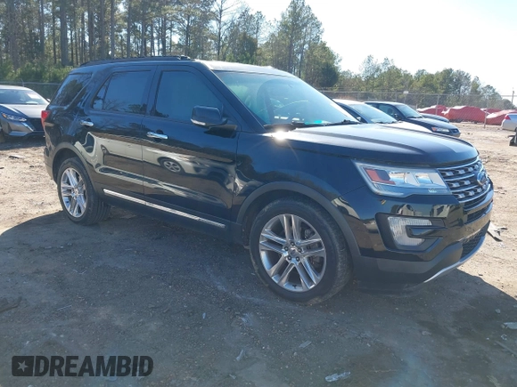 2016 Ford Explorer Limited with VIN 1FM5K7F89GGA17043, listed as a IAAI auction lot 41677190 with 142,030 mi miles and . Bid and sale history available at DreamBid. Image 1.