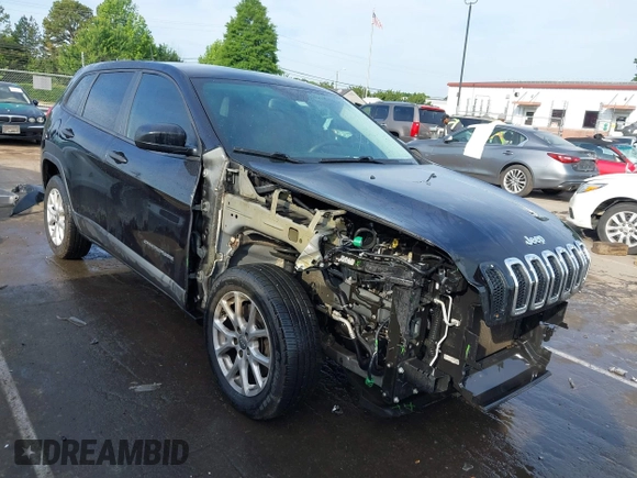 2014 Jeep Cherokee Sport with VIN 1C4PJLAB1EW221415, listed as a IAAI auction lot 42170364 with 182,813 mi miles and . Bid and sale history available at DreamBid. Image 1.