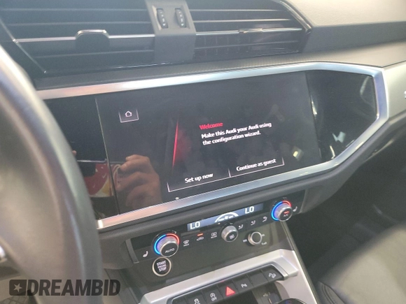 2023 Audi Q3 S line Premium with VIN WA1DECF32P1100878, listed as a IAAI auction lot 42851041 with 46,463 mi miles and . Bid and sale history available at DreamBid. Image 23.