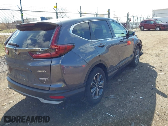 2022 Honda CR-V EX-L with VIN 5J6RT6H82NL027115, listed as a IAAI auction lot 41926125 with 16,527 mi miles and . Bid and sale history available at DreamBid. Image 4.