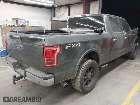 2016 Ford F-150 XLT with VIN 1FTFW1EG7GFA37929, listed as a IAAI auction lot 41666031 with 188,244 mi miles. Bid and sale history available at carsss.com. Image 4.