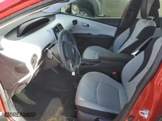 2022 Toyota Prius L Eco with VIN JTDKAMFUXN3160514, listed as a Copart auction lot 42421335 with 53,619 mi miles and Salvage Title. Bid and sale history available at carsss.com. Image 7.
