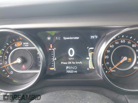 2021 Jeep Wrangler Unlimited Willys с VIN 1C4HJXDN3MW701553, выставлен на аукционе IAAI как лот 41707600 с пробегом 70 523 миль миль и . История ставок и продаж доступна на DreamBid. Изображение 7.
