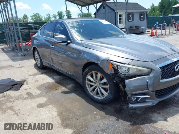 2014 Infiniti Q50 Sport with VIN JN1BV7AR4EM683887, listed as a IAAI auction lot 42550717 with 199,473 mi miles and . Bid and sale history available at DreamBid. Image 6.