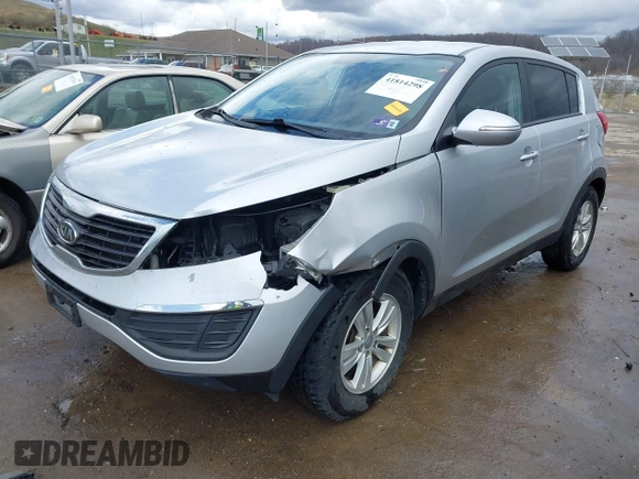 2011 Kia Sportage LX with VIN KNDPB3A21B7059725, listed as a IAAI auction lot 41814298 with 178,023 mi miles and . Bid and sale history available at carsss.com. Image 18.