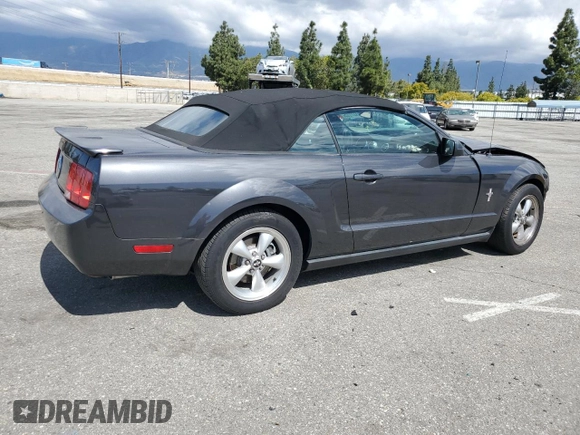 2007 Ford Mustang Deluxe with VIN 1ZVHT84N775242583, listed as a Copart auction lot 51477205 with Not Provided miles and Salvage Title. Bid and sale history available at carsss.com. Image 3.
