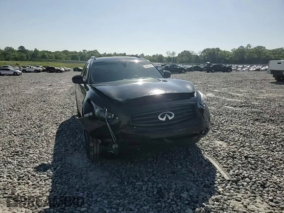 2016 Infiniti QX70 with VIN JN8CS1MU5GM671150, listed as a Copart auction lot 52482345 with 138,204 mi miles and Salvage title. Bid and sale history available at DreamBid. Image 14.