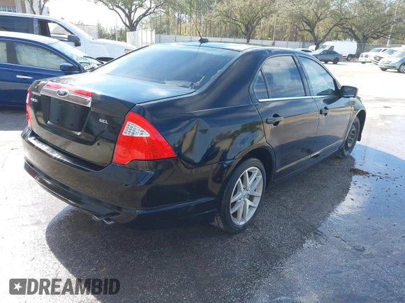 2012 Ford Fusion SEL with VIN 3FAHP0JA3CR122108, listed as a IAAI auction lot 41411683 with 245,834 mi miles. Bid and sale history available at carsss.com. Image 4.