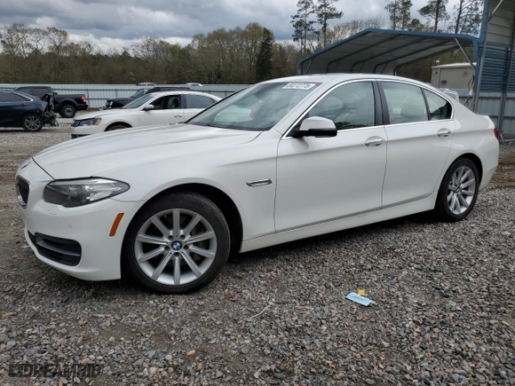 2014 BMW 5 Series 535i with VIN WBA5B1C5XED482499, listed as a Copart auction lot 50272775 with 221,024 mi miles and Clean Title. Bid and sale history available at carsss.com. Image 1.