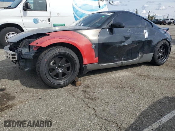 2004 Nissan 350Z Touring with VIN JN1AZ34D94M101807, listed as a Copart auction lot 51105905 with 164,999 mi miles and Salvage Title. Bid and sale history available at carsss.com. Image 1.