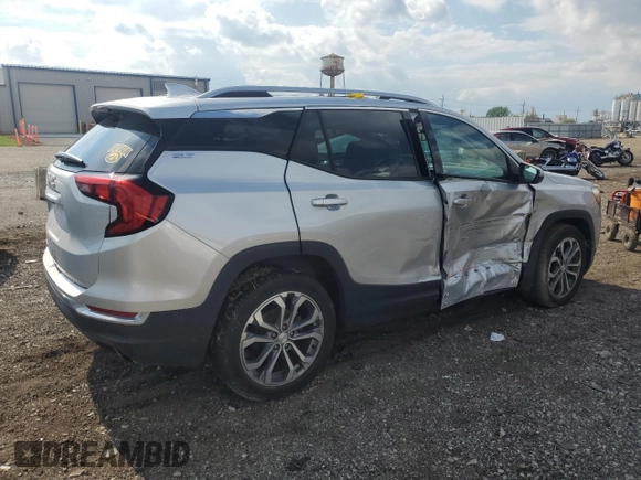 2020 GMC Terrain SLT with VIN 3GKALPEX8LL216362, listed as a Copart auction lot 58950355 with 58,934 mi miles and Salvage title. Bid and sale history available at DreamBid. Image 3.