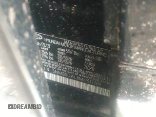 2021 Hyundai Santa Fe Calligraphy with VIN 5NMS5DAL8MH337709, listed as a IAAI auction lot 39766473 with 60,397 mi miles and . Bid and sale history available at DreamBid. Image 9.