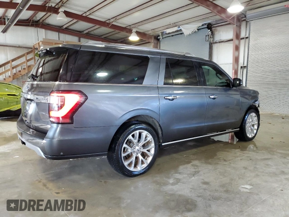2019 Ford Expedition Max Limited with VIN 1FMJK1KT5KEA05871, listed as a Copart auction lot 79433854 with 127,767 mi miles and Salvage title. Bid and sale history available at DreamBid. Image 3.
