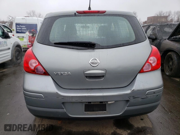 2008 Nissan Versa 1.8 S with VIN 3N1BC13E08L407167, listed as a Copart auction lot 49379525 with 177,572 mi miles and Salvage Title. Bid and sale history available at carsss.com. Image 6.
