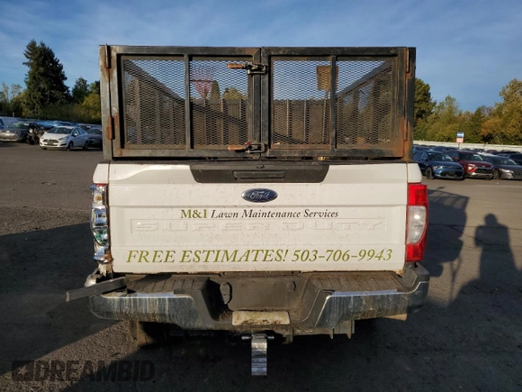 2020 Ford Super Duty F-250 SRW XL with VIN 1FTBF2BT7LEC72336, listed as a Copart auction lot 77983664 with 88,737 mi miles and Salvage Title. Bid and sale history available at carsss.com. Image 6.