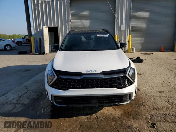 2023 Kia Sportage X-Pro with VIN 5XYK7CAF9PG130825, listed as a Copart auction lot 53087295 with 25,617 mi miles and Salvage Title. Bid and sale history available at carsss.com. Image 5.