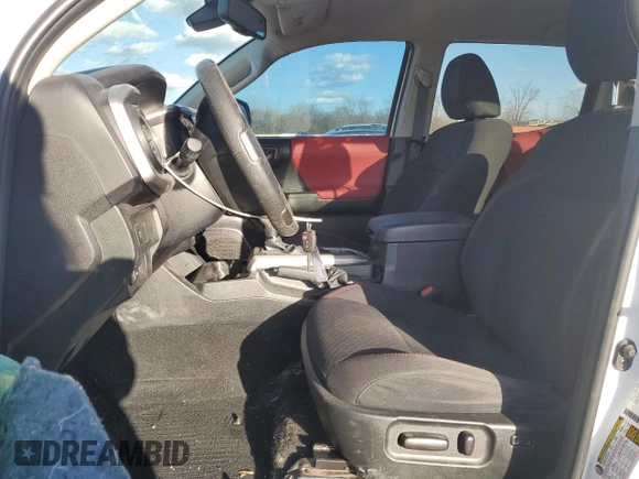 2021 Toyota Tacoma 4WD SR5 with VIN 3TMDZ5BN0MM101524, listed as a Copart auction lot 47534145 with 112,792 mi miles and Salvage Title. Bid and sale history available at carsss.com. Image 7.