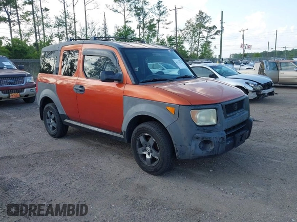 2005 Honda Element LX with VIN 5J6YH18325L010593, listed as a IAAI auction lot 41931020 with 208,741 mi miles and . Bid and sale history available at DreamBid. Image 1.