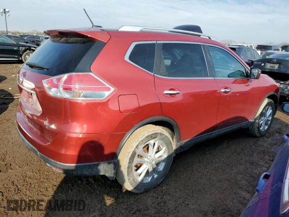2016 Nissan Rogue SV with VIN KNMAT2MV3GP656594, listed as a Copart auction lot 47096865 with 113,104 mi miles and Salvage Title. Bid and sale history available at carsss.com. Image 3.