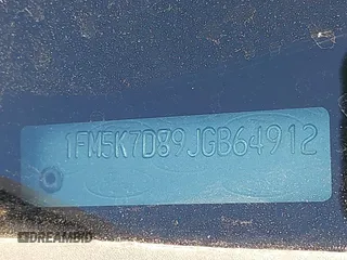 2018 Ford Explorer XLT с VIN 1FM5K7D89JGB64912, выставлен на аукционе IAAI как лот 42370853 с пробегом 76 208 миль миль и . История ставок и продаж доступна на DreamBid. Изображение 18.